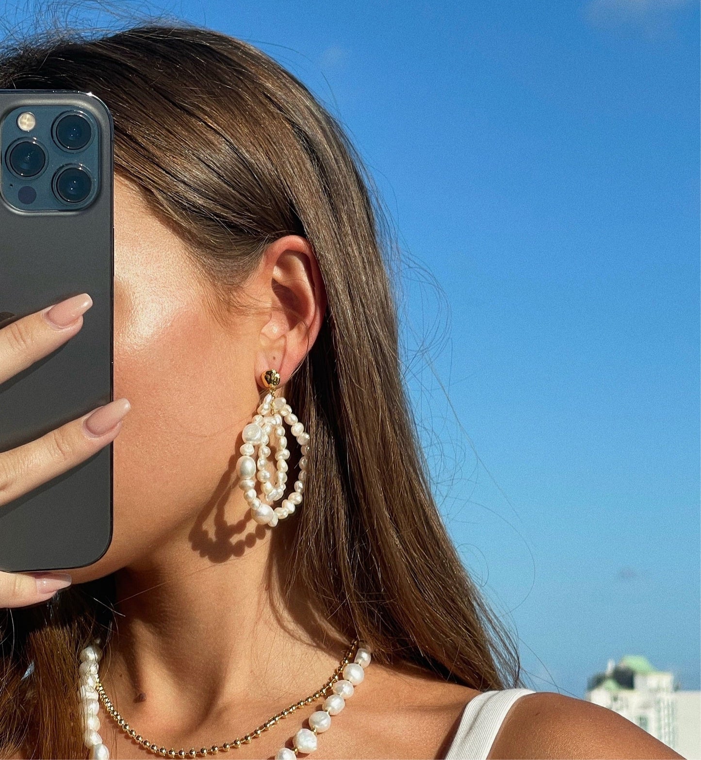 Boucle d'oreille Statement La Perla