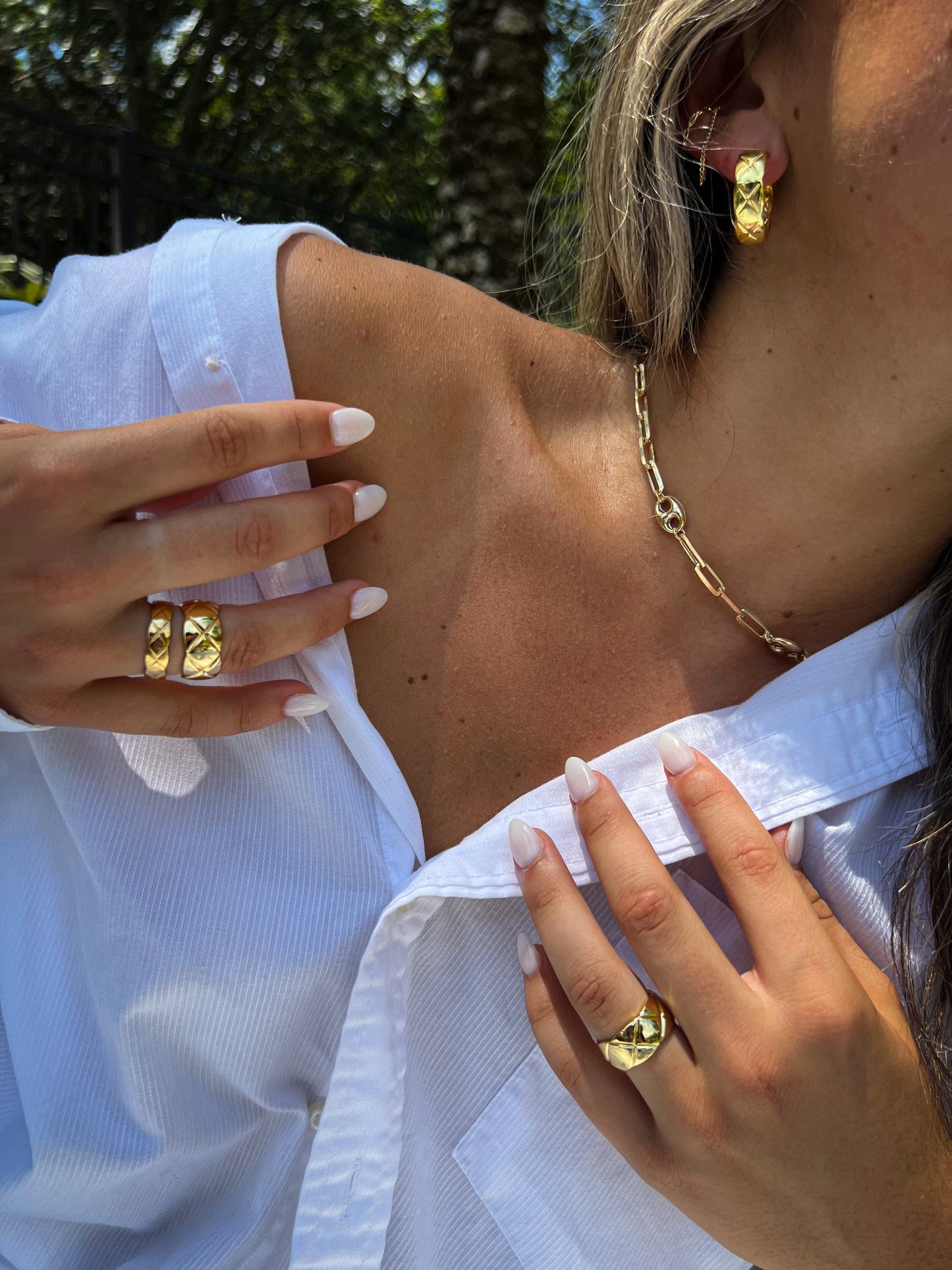 Bague de courtepointe Libby