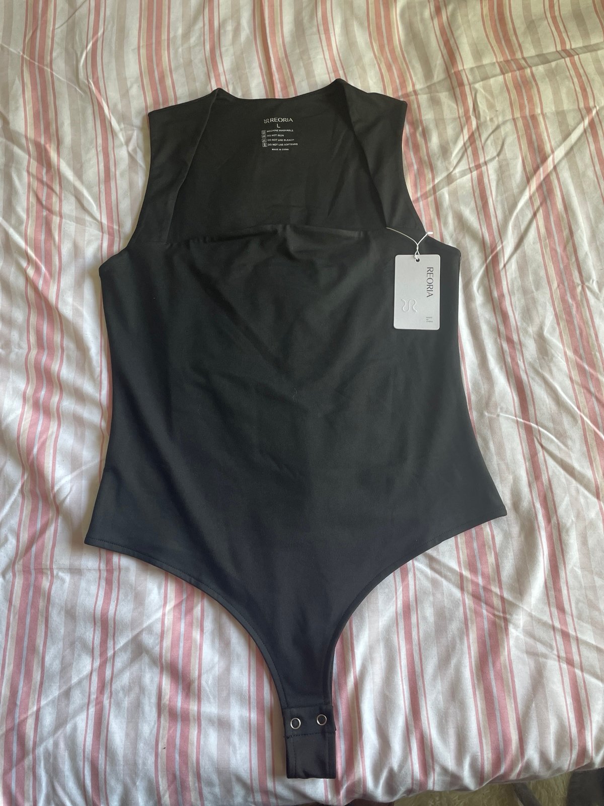 Body negro – Talla L para mujer