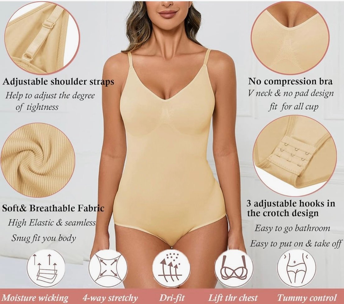 Body moldeador para mujer, moldeador de abdomen, moldeador de cuerpo completo delgado