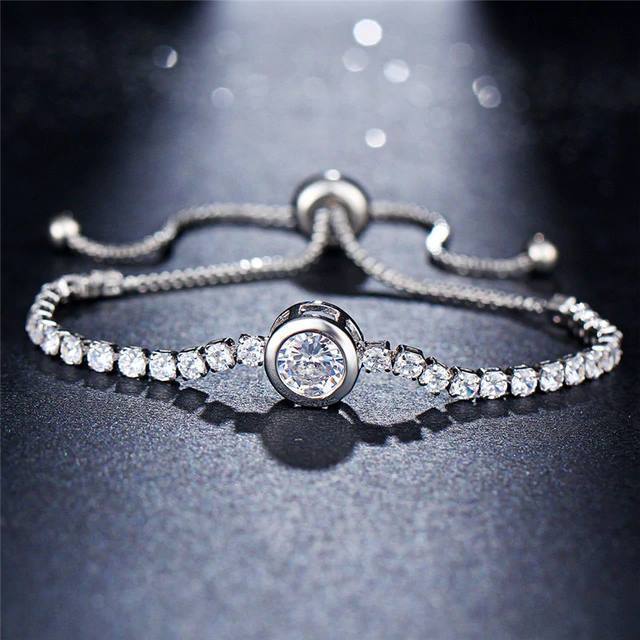 Bracelet de tennis en cristal