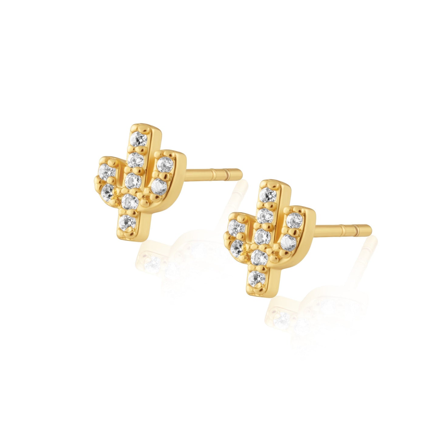 Mini cactus studs