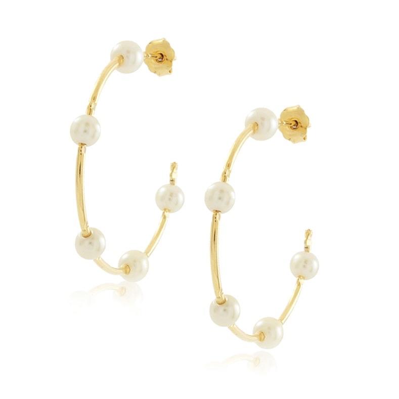 Aros de perlas Molly