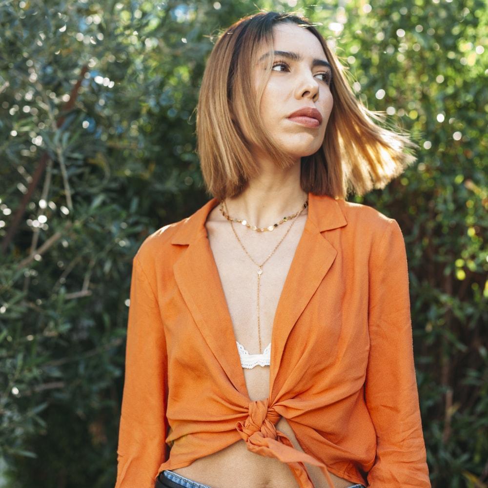 Collier Lariat à double couche