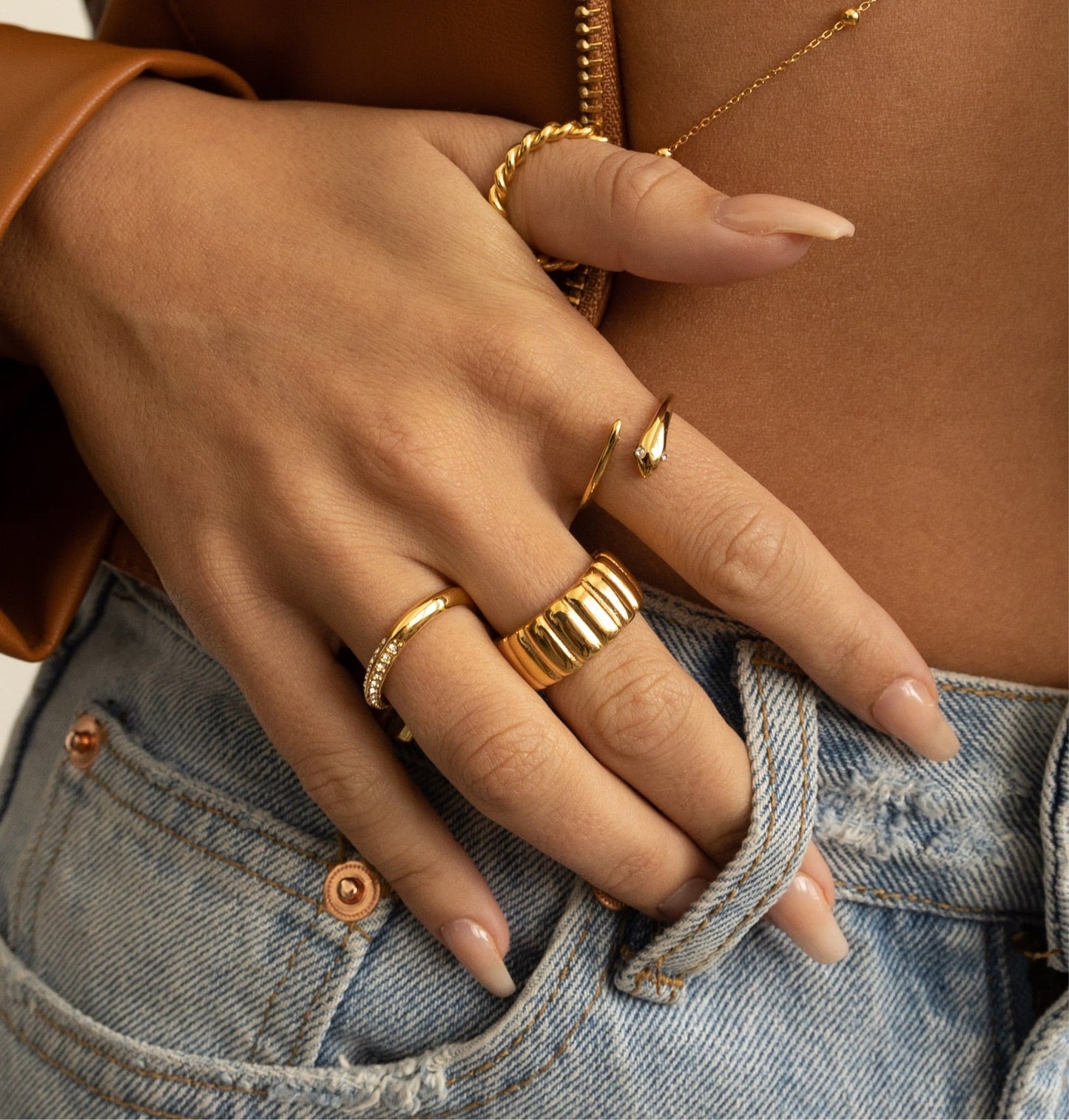 Bague Serpent du Nil
