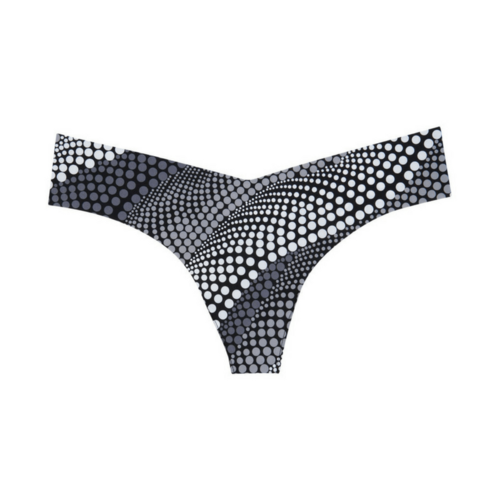 Tanga sin costuras con estampado divertido Commando