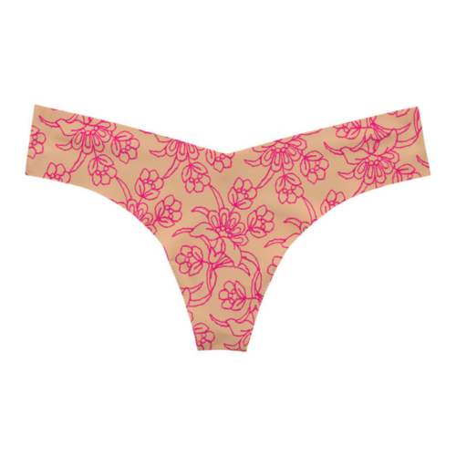 Tanga sin costuras con estampado divertido Commando