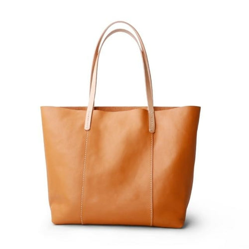 Sac fourre-tout simple en cuir véritable