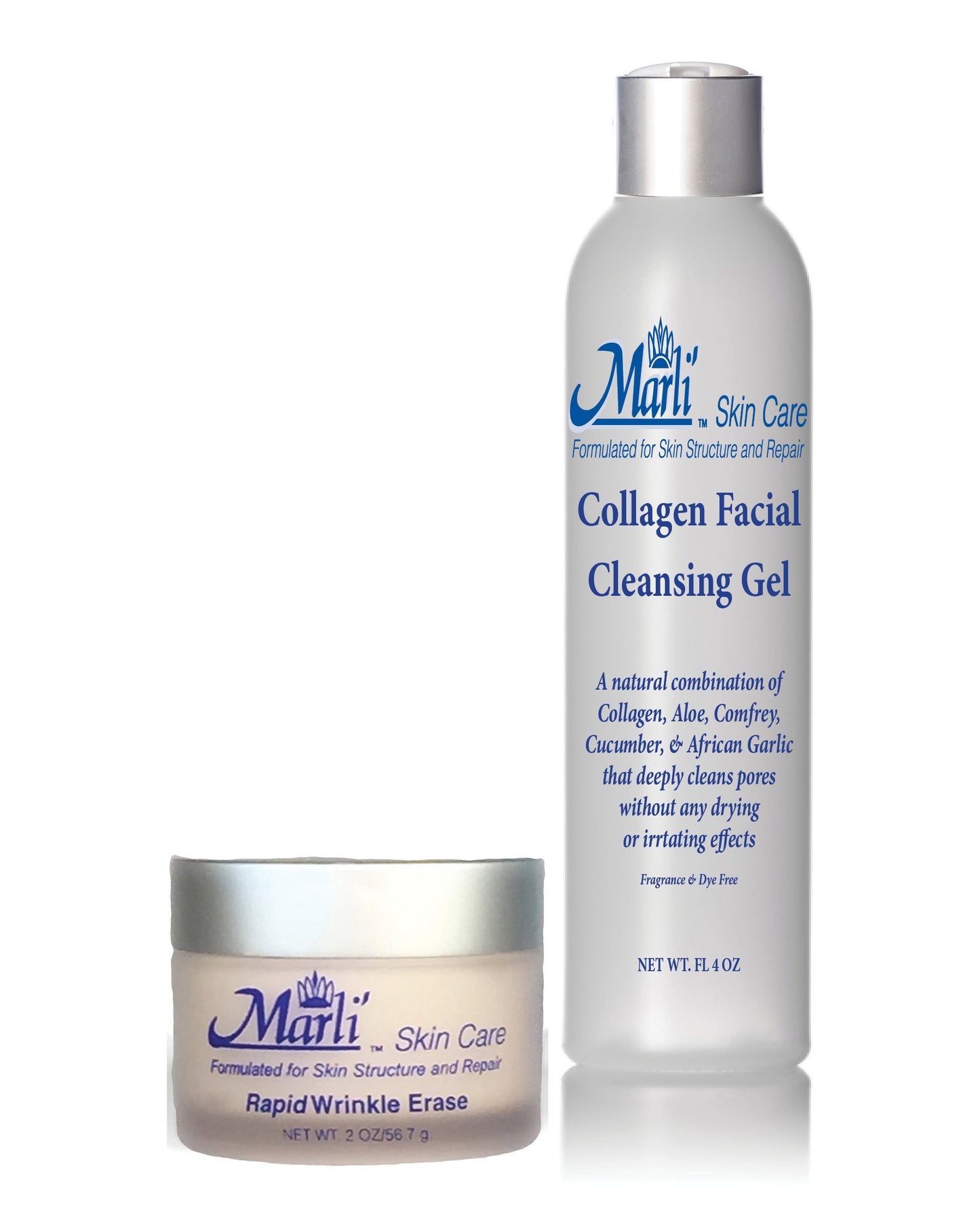 Kit completo para el cuidado de la piel Marli Rapid Wrinkle Erase (con eliminación rápida de arrugas)