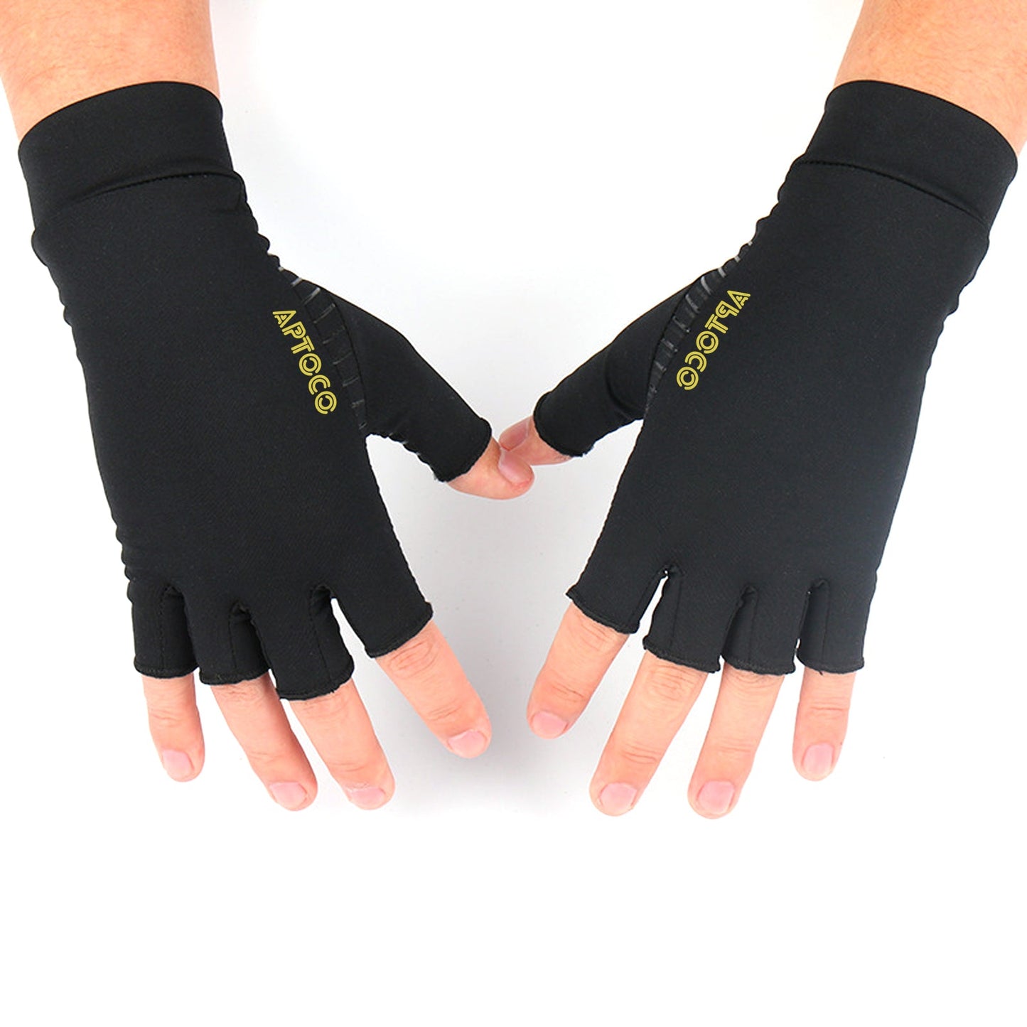 Gants de compression antidérapants en fibre de cuivre pour hommes et femmes, pour l'arthrite