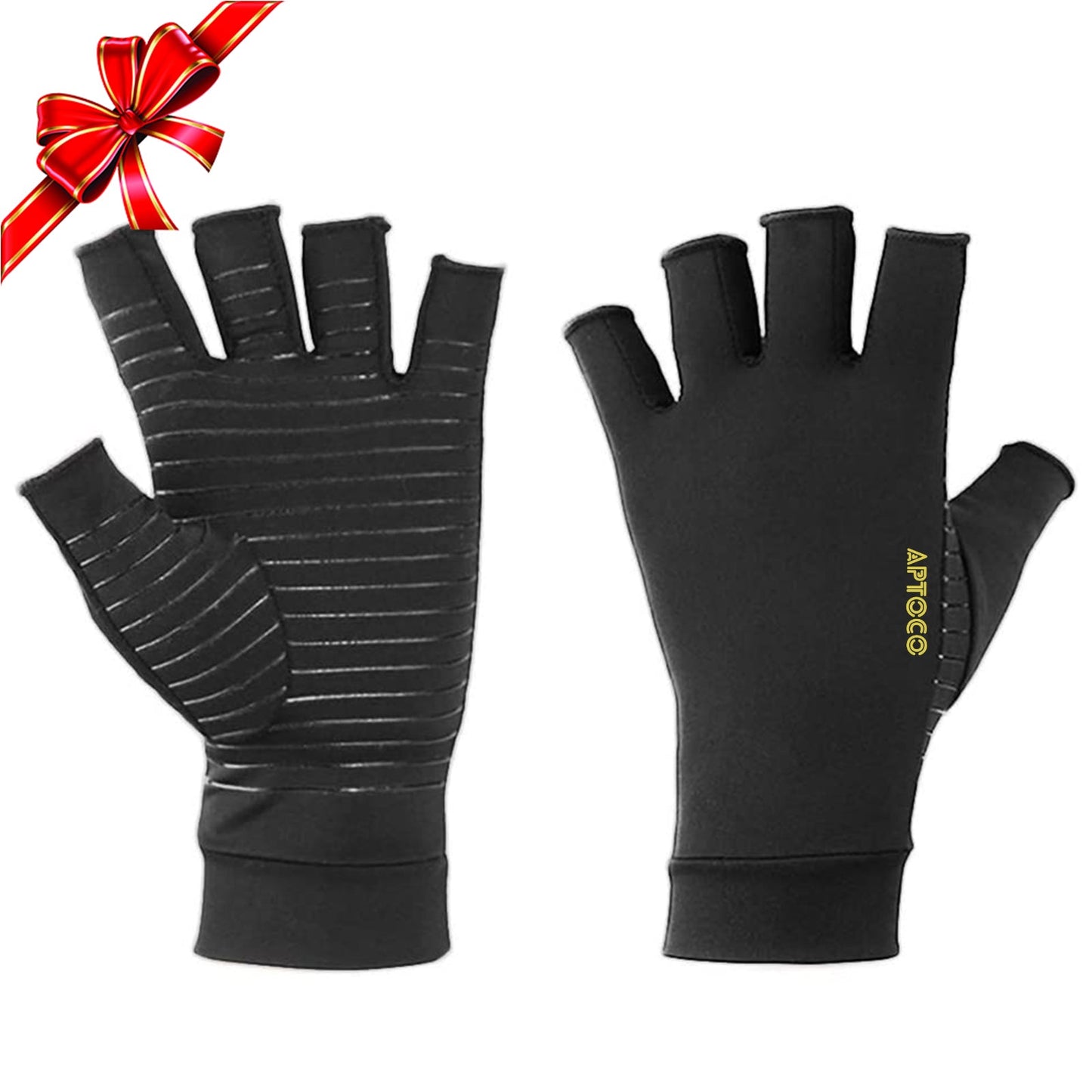 Gants de compression antidérapants en fibre de cuivre pour hommes et femmes, pour l'arthrite