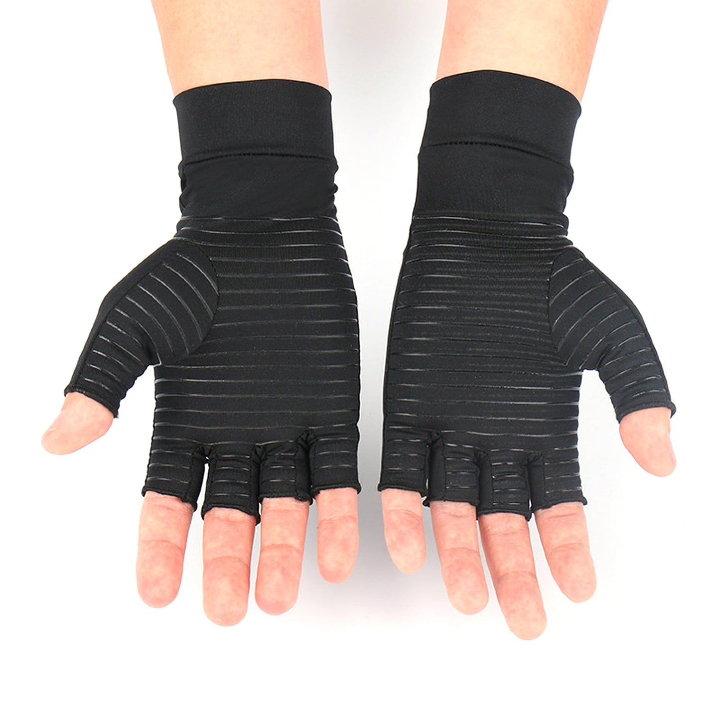 Gants de compression antidérapants en fibre de cuivre pour hommes et femmes, pour l'arthrite