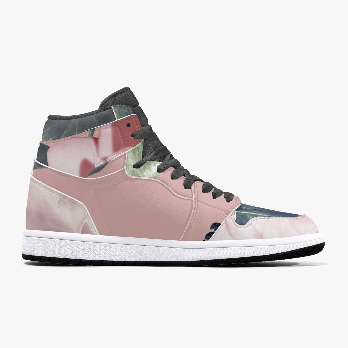 Baskets montantes en cuir à motif floral Jacki Easlick 