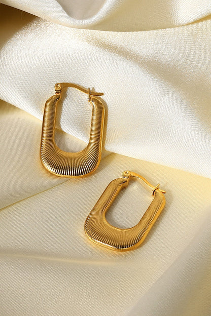 Boucles d'oreilles porte-bonheur en forme de U