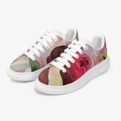 Zapatillas bajas de cuero con estampado floral de Jacki Easlick 