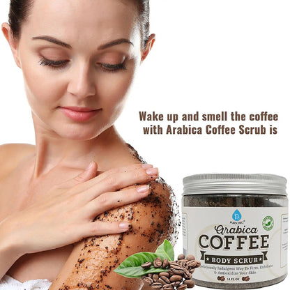 Gommage corporel au café arabica 100 % naturel 14 oz