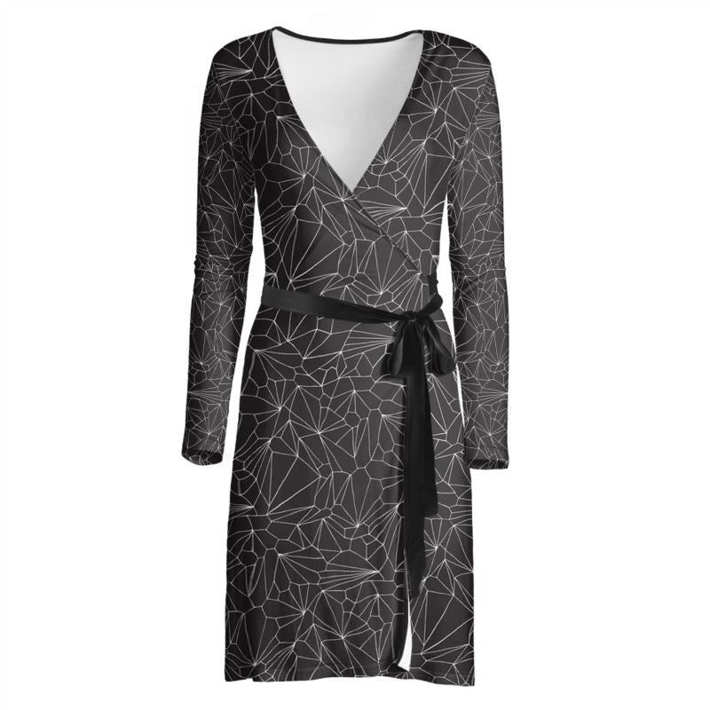 Vestido cruzado geométrico Jacki Easlick
