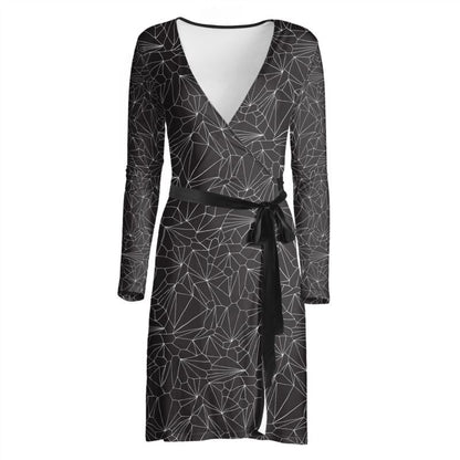 Vestido cruzado geométrico Jacki Easlick