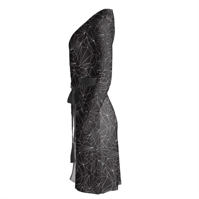 Vestido cruzado geométrico Jacki Easlick