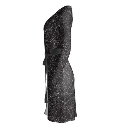 Vestido cruzado geométrico Jacki Easlick
