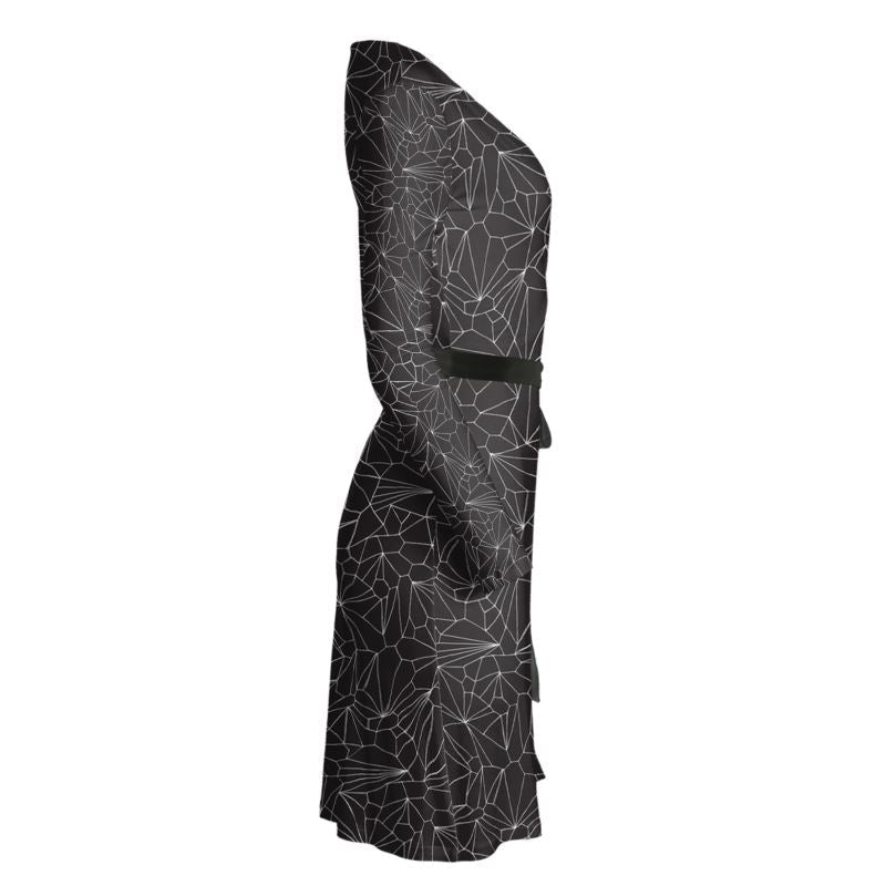 Vestido cruzado geométrico Jacki Easlick