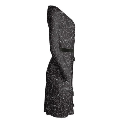 Vestido cruzado geométrico Jacki Easlick