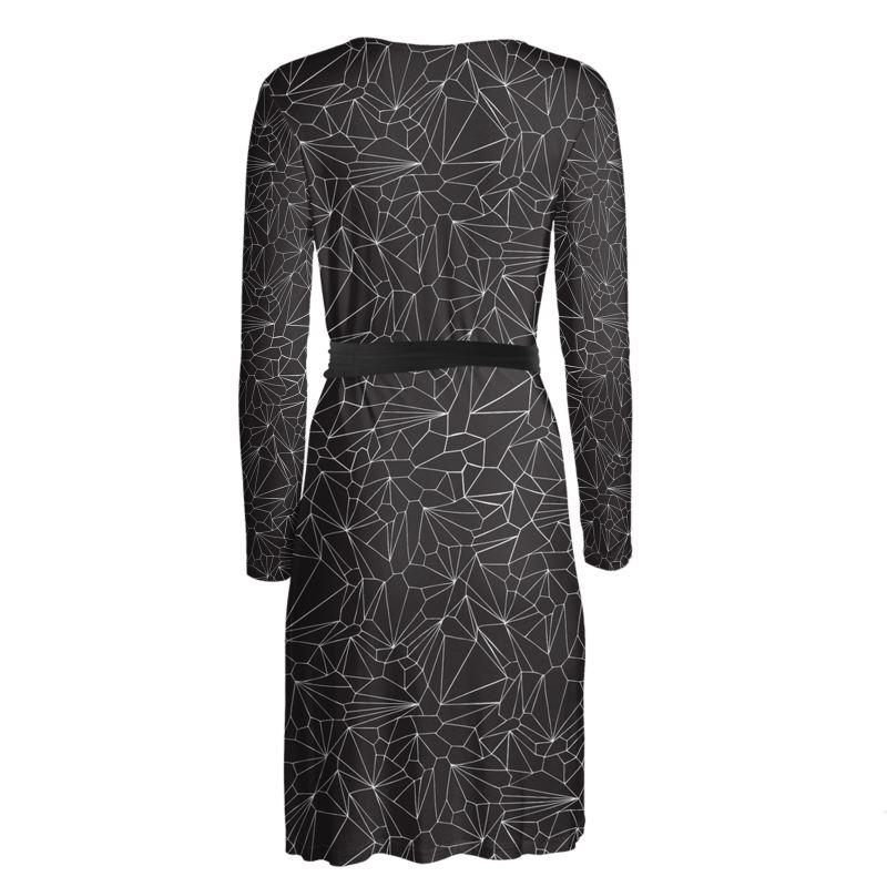 Vestido cruzado geométrico Jacki Easlick