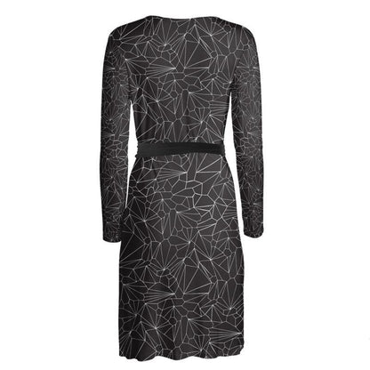 Vestido cruzado geométrico Jacki Easlick