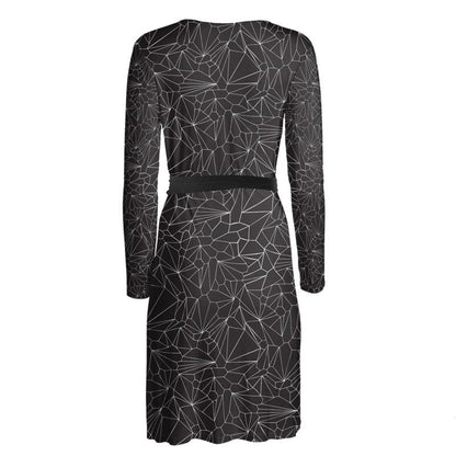 Vestido cruzado geométrico Jacki Easlick
