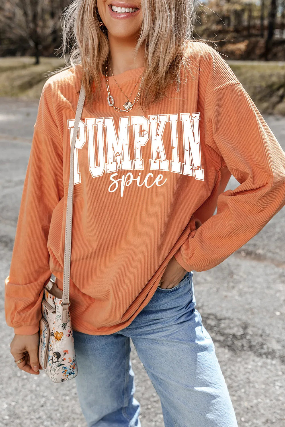 Sudadera de manga larga con estampado de letras