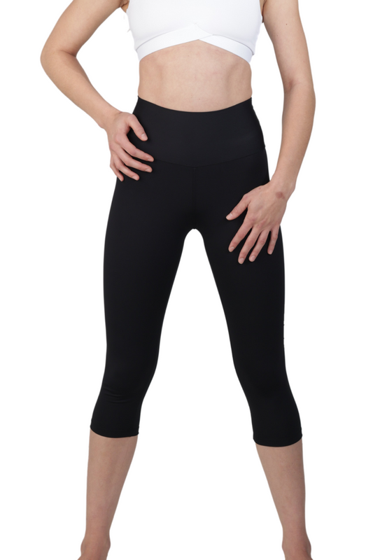 Leggings capri deportivos de cintura alta NINA BLACK