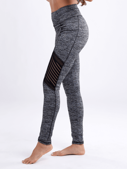 Legging de Pilates taille haute JupiterGear avec poches latérales et pan en maille