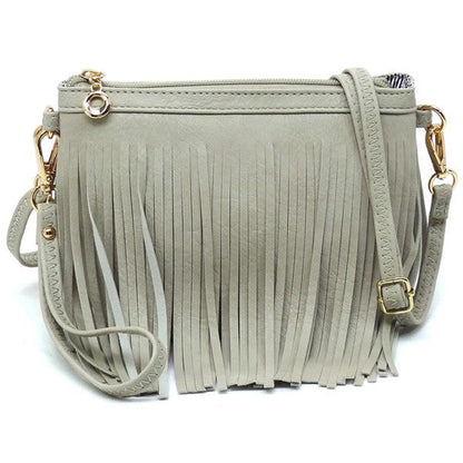 Sac bandoulière à franges western
