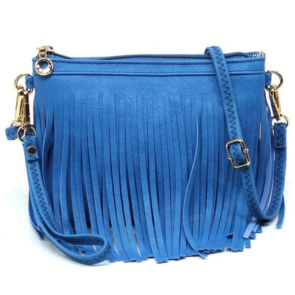Sac bandoulière à franges western