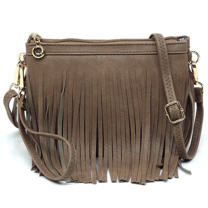 Sac bandoulière à franges western