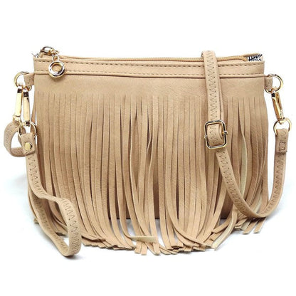 Sac bandoulière à franges western