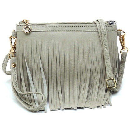Sac bandoulière à franges western
