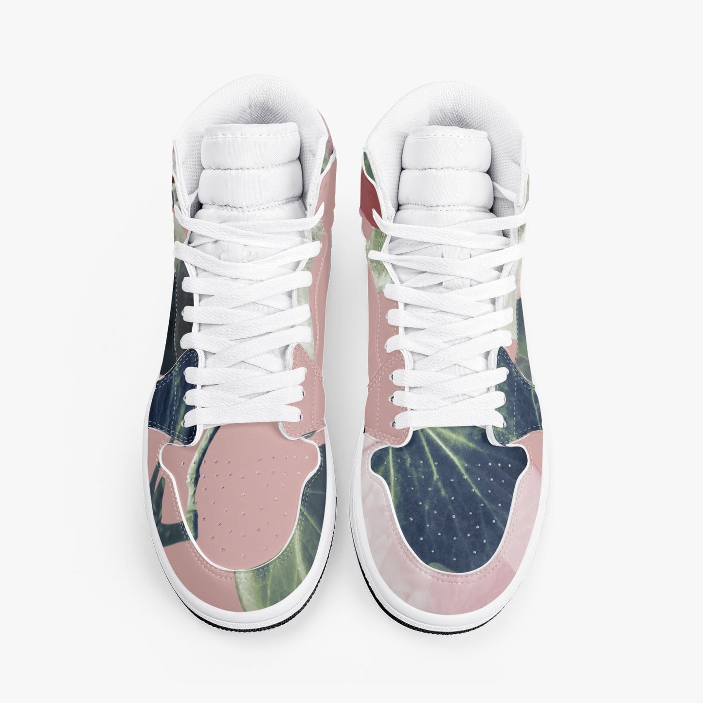 Baskets montantes en cuir à motif floral Jacki Easlick 