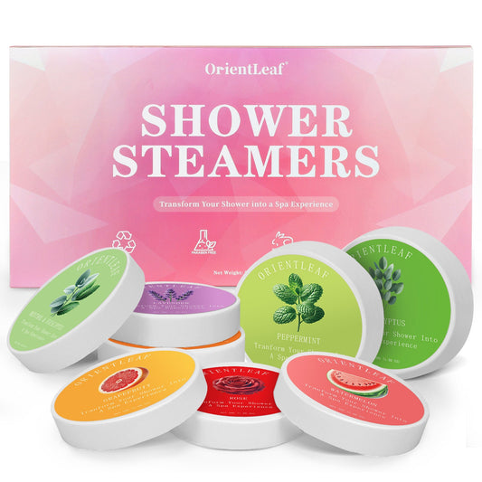 Bombas de ducha de aromaterapia con vaporizador de ducha, 8 unidades, con aceites esenciales naturales