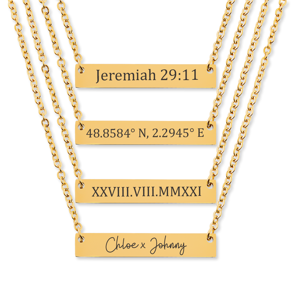 Collar de barra horizontal personalizado Jacki Easlick®