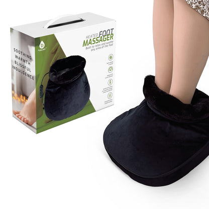 Masajeador de pies calentado con control remoto, diseño plegable y doble