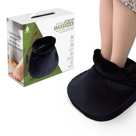 Masseur de pieds chauffant avec télécommande, conception pliable et double