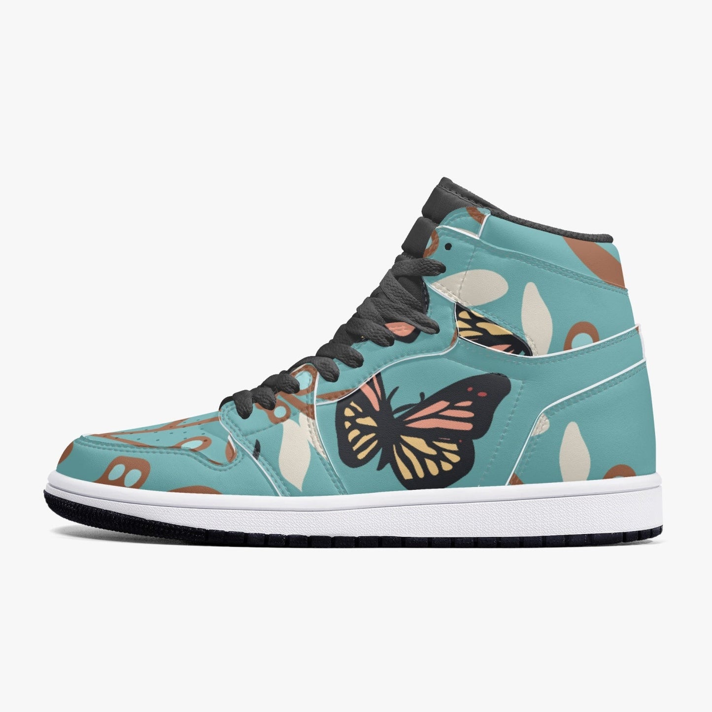 Baskets montantes en cuir Jacki Easlick Butterfly 
