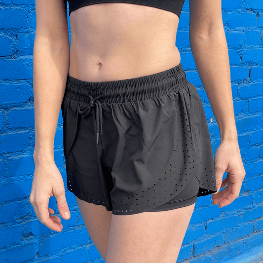 Short de sport Arielle avec compression intégrée