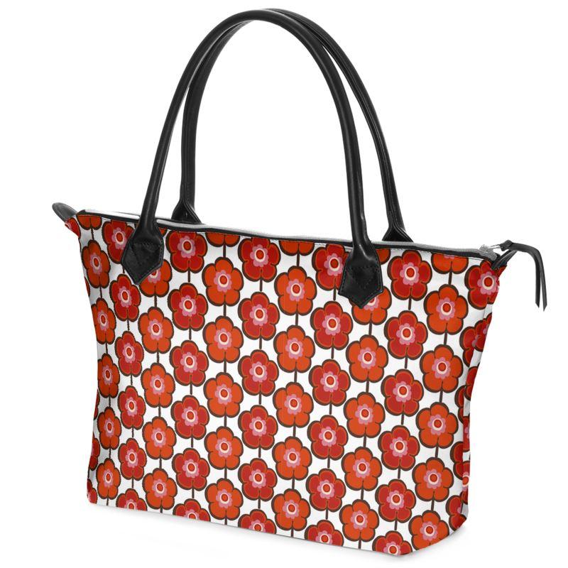 Bolso Jacki Easlick con estampado de amapolas