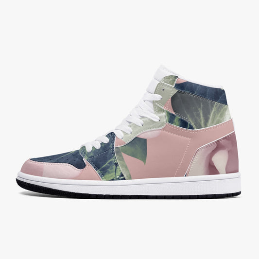Baskets montantes en cuir à motif floral Jacki Easlick 