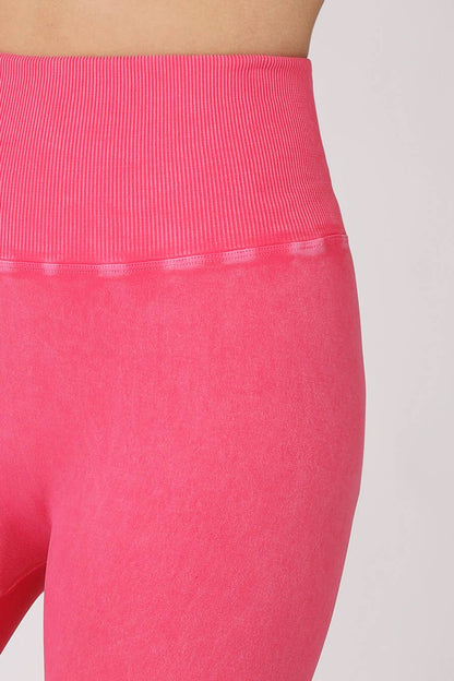 Capri taille haute vintage Well-In Vogue, taille unique, rose