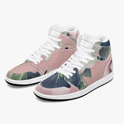 Baskets montantes en cuir à motif floral Jacki Easlick 