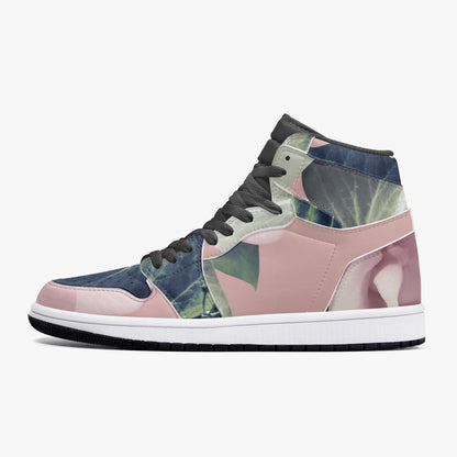 Baskets montantes en cuir à motif floral Jacki Easlick 