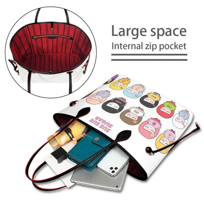 Bolso de hombro de PU Sue Sue Sweet con minibolsito